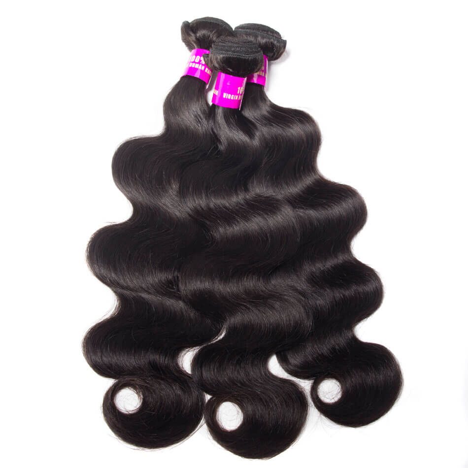 Brazilian Virgin Hair Body Wave 4 Bundle Evan Hair 10A 100% Unprocessed ...