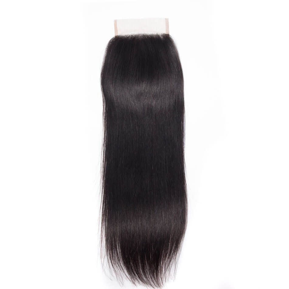 Straight Hair 3 Bundles With Closure Evan Hair 10A Malaysian Virgin ...