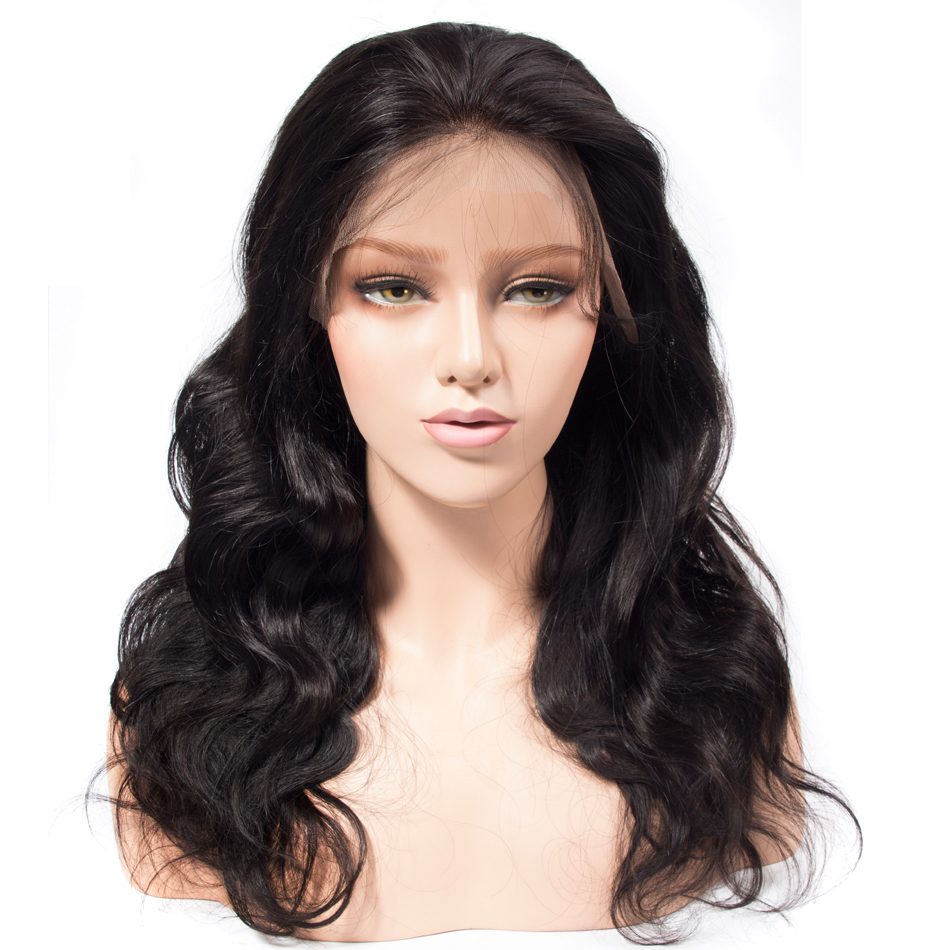 Body Wave Lace Front Wigs 13×4 Brazilian Body Wave Hair Pre Plucked