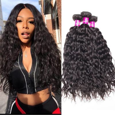 Wavy Human Hair Weave 3 Bundles 