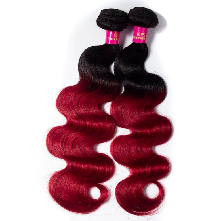 Ombre Hair 1b 30 Color Brazilian Body Wave 3 Bundles Brown Color Virgin Human Hair Bundles 6690