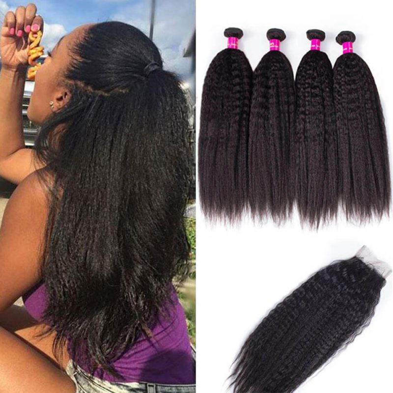 Malaysian Deep Wave 4 Bundles With Closure Evan Hair 10a Deep Wave