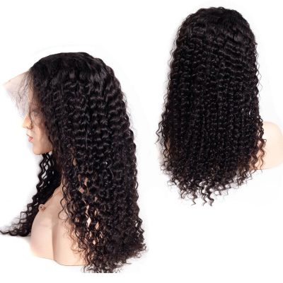 cheap deep wave lace front wig