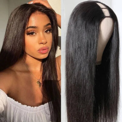 u part wigs straight hair,straight hair u part wigs,straight u part wig,2*4 straight u part wig,best u part wigs,cheap u part wigs,full machine made wigs